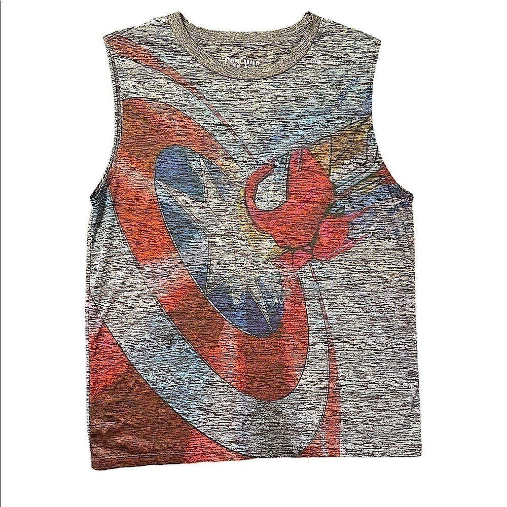 Avenger crew neck Captain America iron man Star Punch Performance Muscle Tee